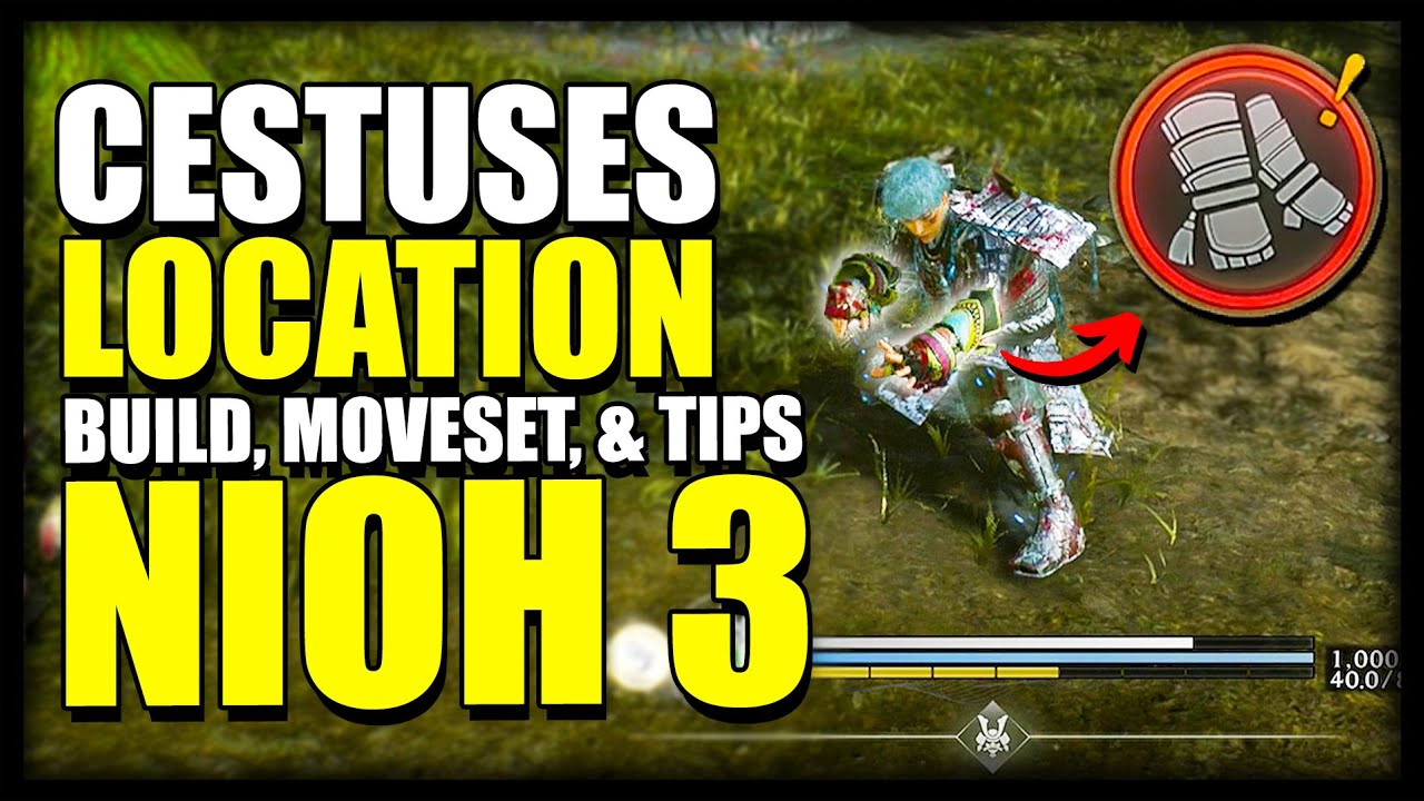 CESTUSES BUILD, LOCATION, & MOVESET!! | Nioh 3