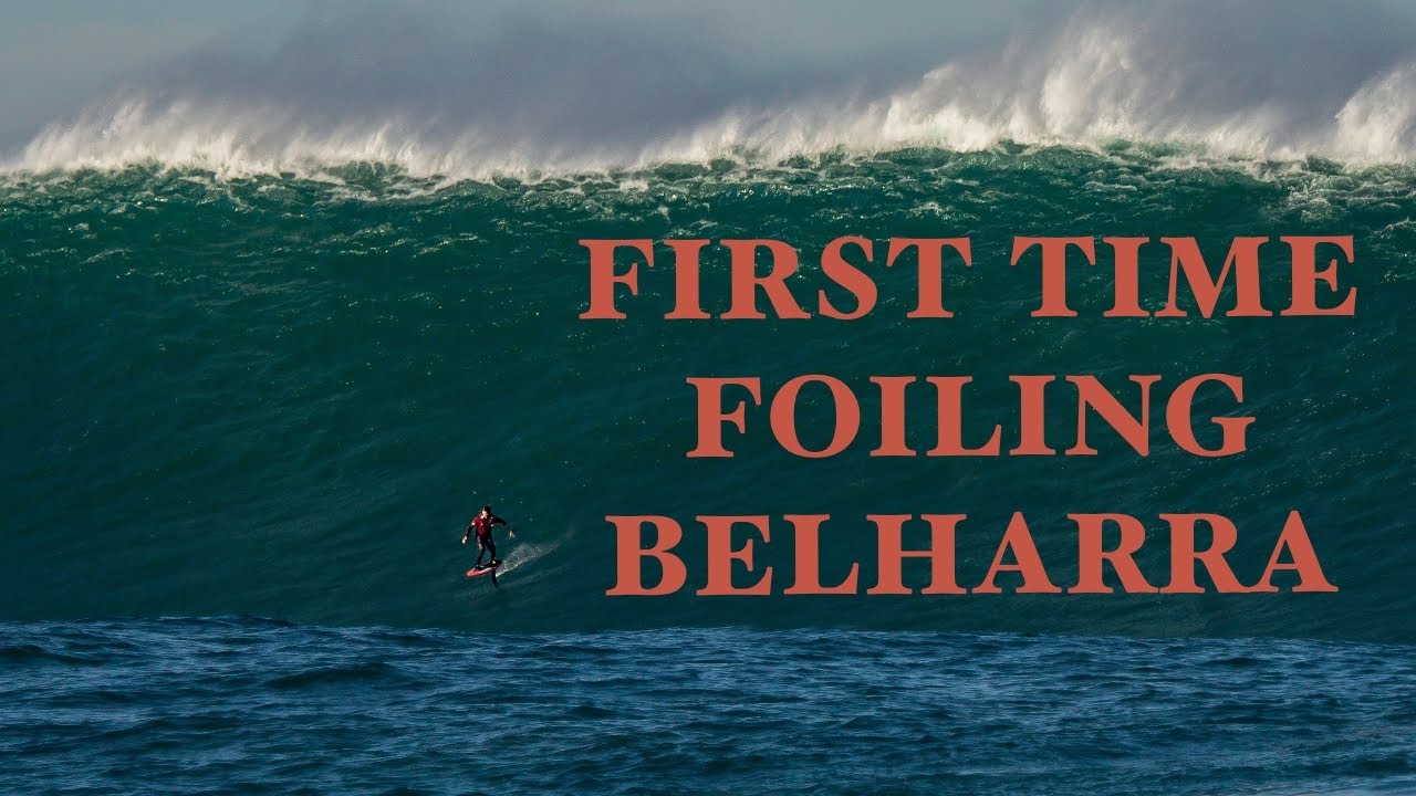 Foiling BELHARRA, BIG WIPEOUT !!! 🤯 behind the scenes.