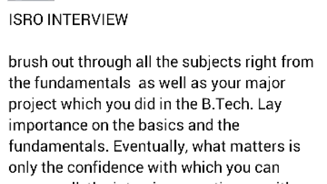ISRO EXAM MECHANICAL INTERVIEW QUESTIONS ANSWERS QUICK REVIEWS