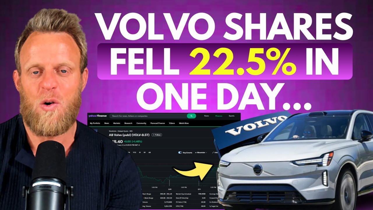 Volvo Stock has WORST EVER Single Day Crash after Q4 Earnings Revealed