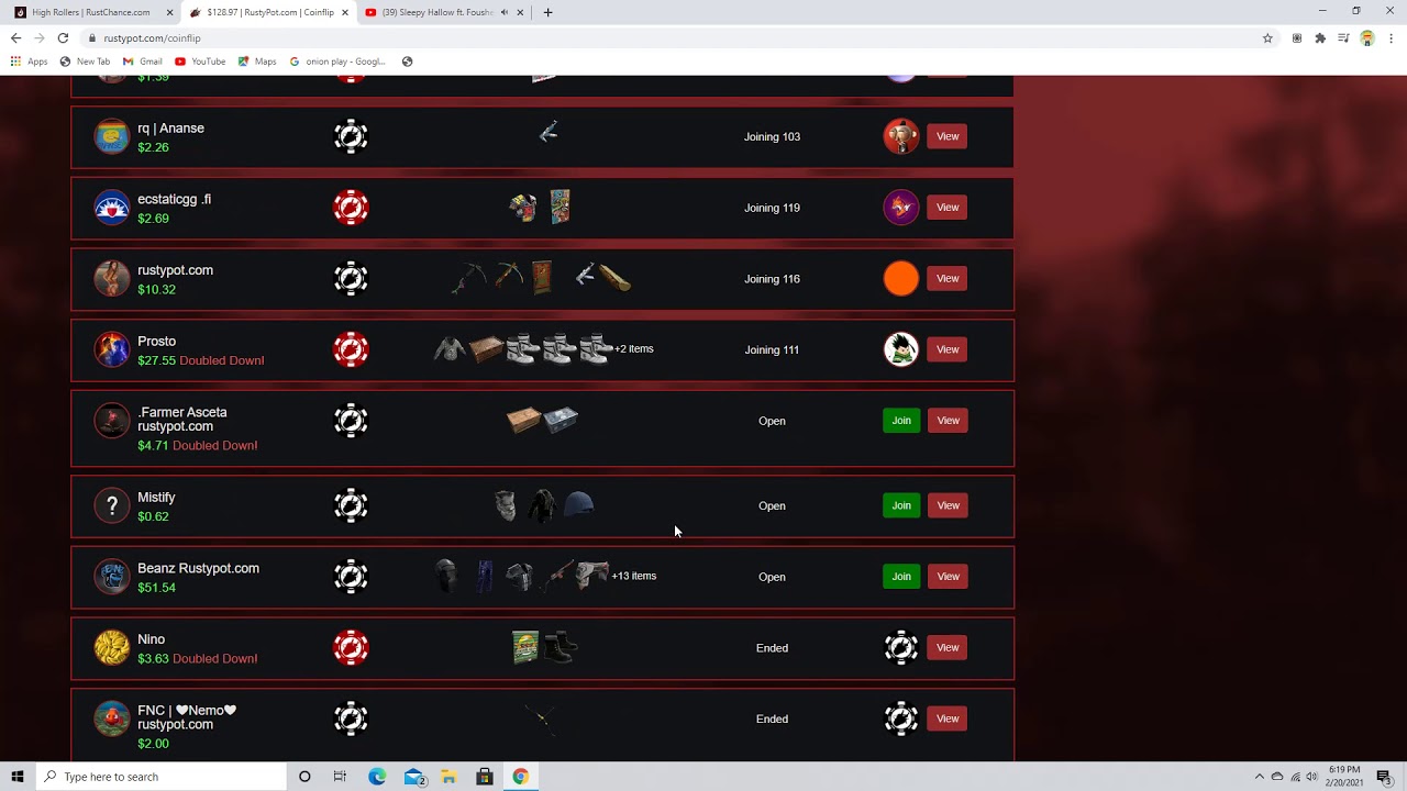 HUGE WINS ON RUSTCHANCE AND RUSTYPOT *$12 GIVEAWAY READ DESCRIPTION*