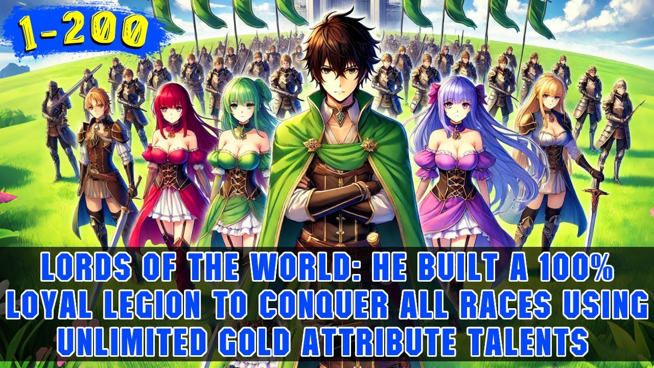 🔥Lord of Worlds: His Golden Trait Spawns Endless Troops and Commands a Squad of All SSS Heroines!