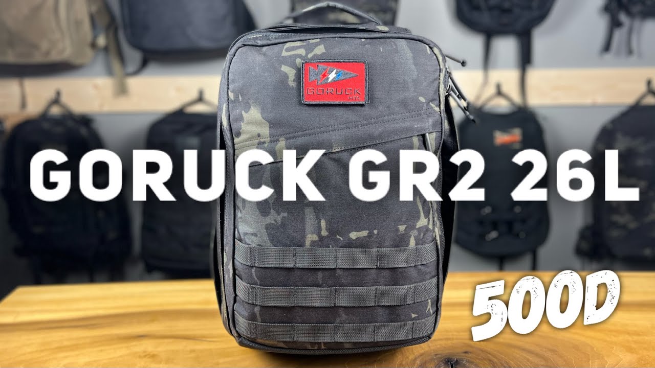 GORUCK GR2 26L in 500D MULTI-CAM BLACK // My FAVORITE ruck, size, color, and fabric all in ONE!