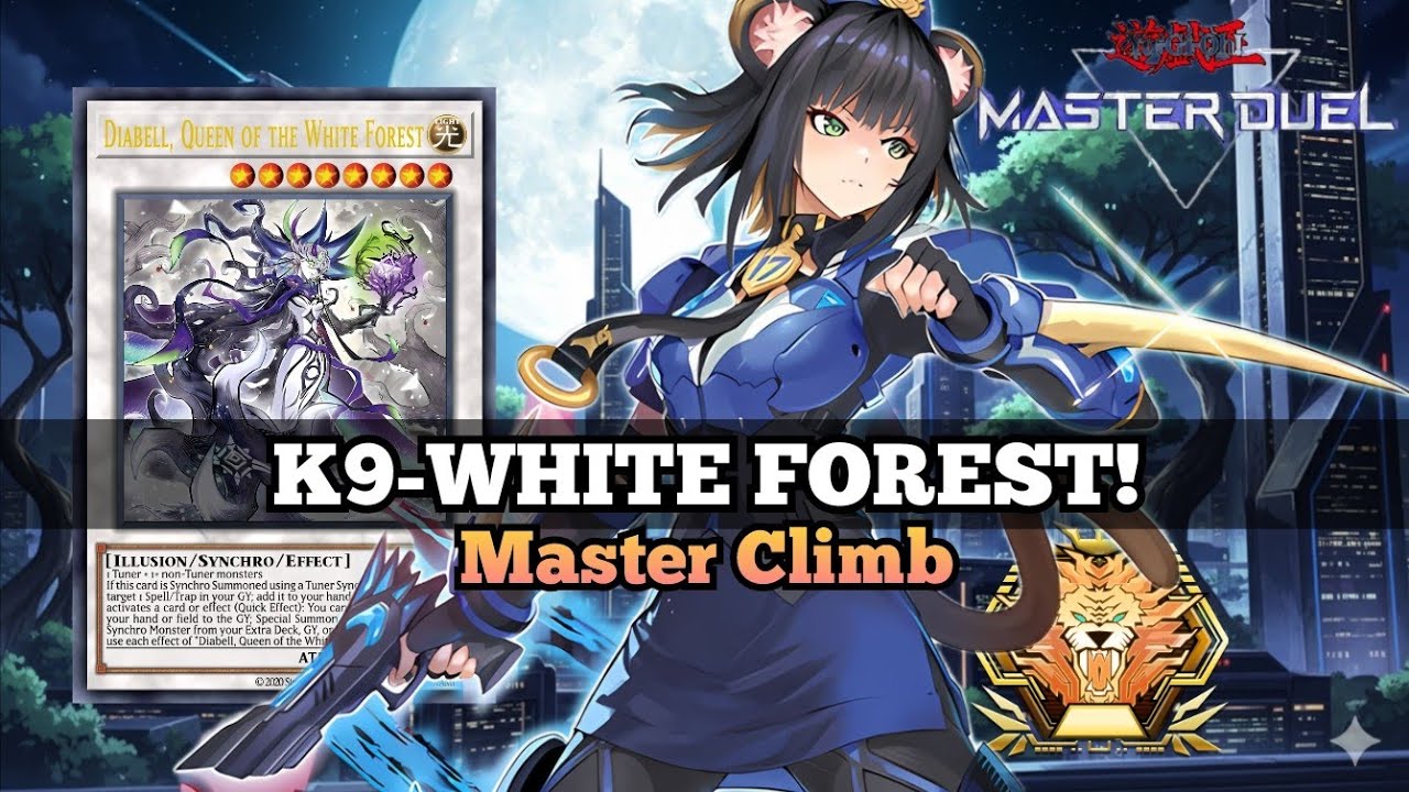 NEW K9-White Forest to Master Rank | Yu-Gi-Oh! Master Duel