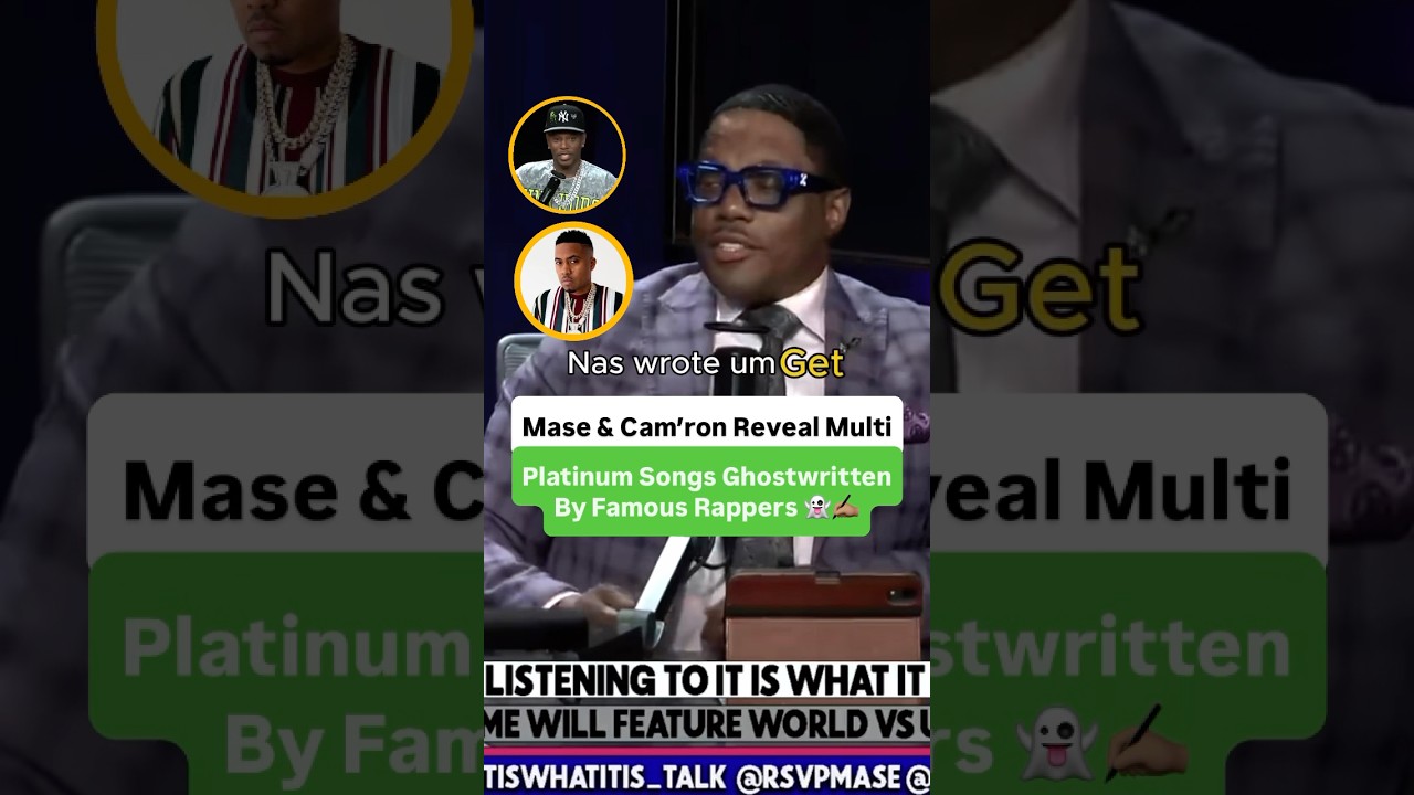Mase And Cam&rsquo;ron Reveal Multi Platinum Songs Ghostwritten By Famous Rappers 👻✍🏽