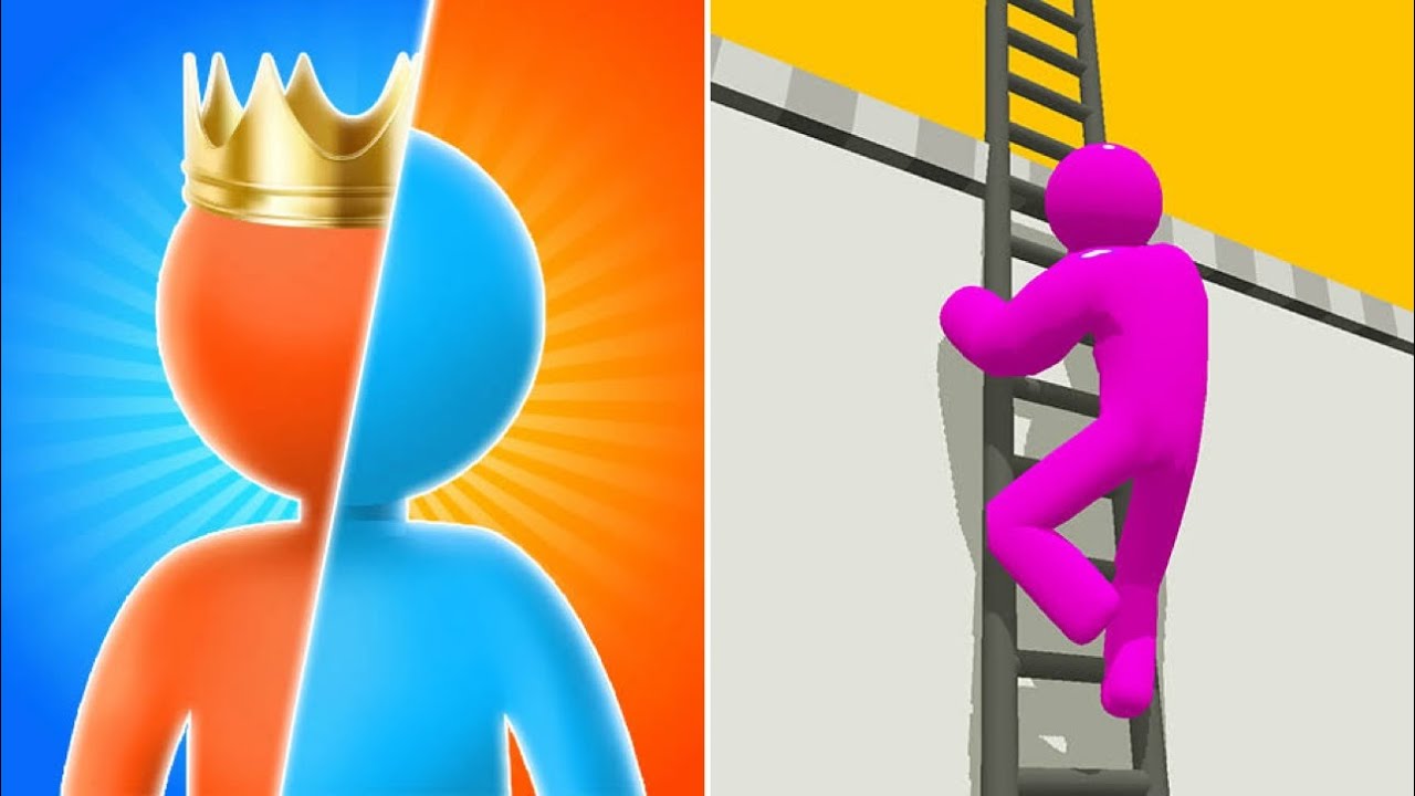 Giant Rush Vs Ladder Master💥🟥💥Max Levels Walkthrough Android IOS Big Update Gameplay NTQ1