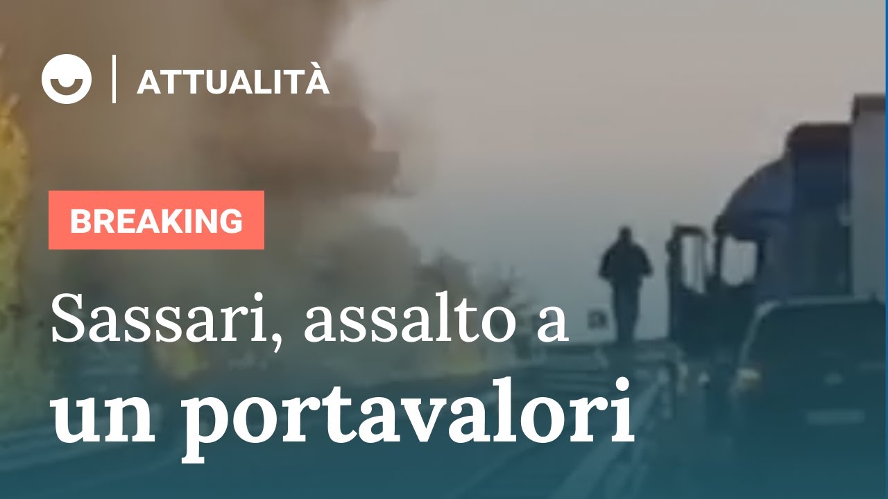 Assalto da film al portavalori: auto bloccate con armi e diversi feriti