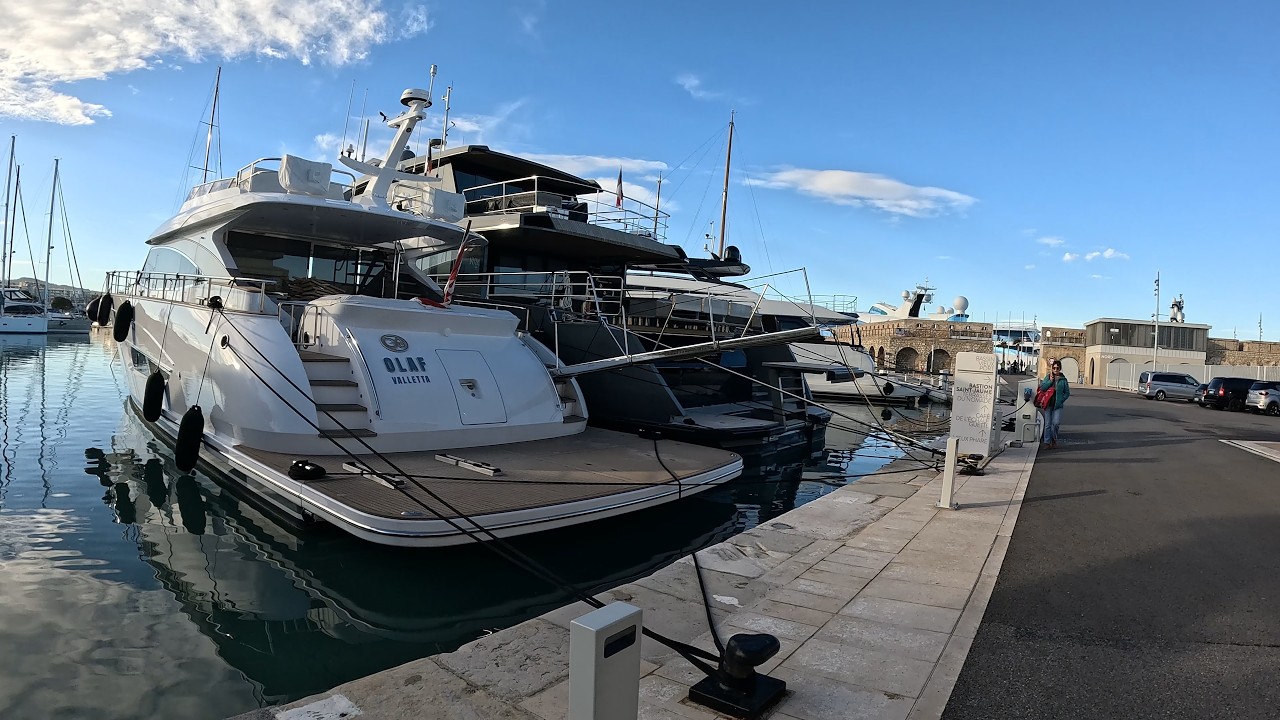 Walk the BIGGEST MEGA YATCH HARBOUR IN EUROPE | Port Vauban - Antibes | February 2026