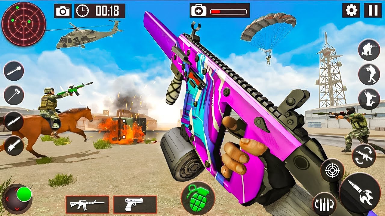 FPS Commando Gun Games - FPS Shooting Game _ Android Gameplay
