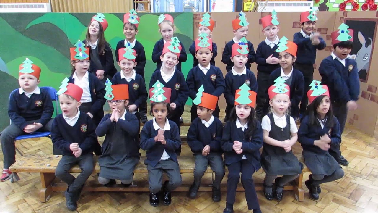 Christmas Messages and songs by Foundation Stage and Year 1
