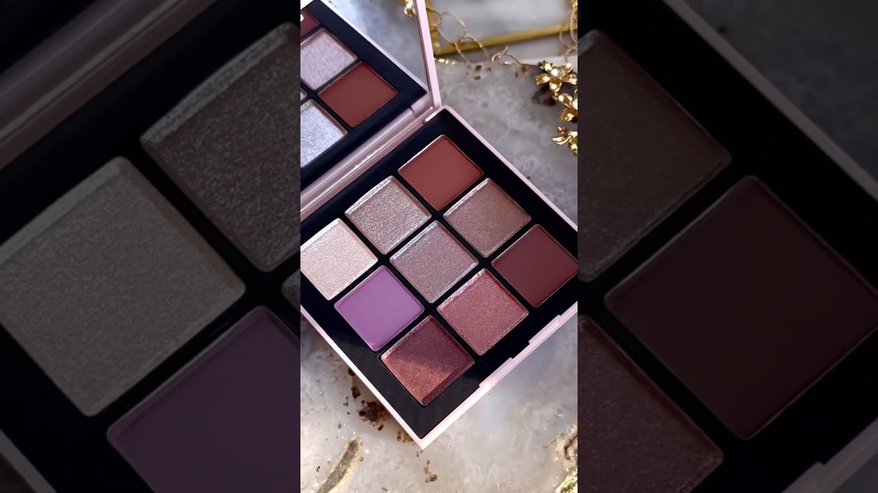 New #narsmakeup AfterGlow Tempting Eyeshadow palette . Stunning new 9-pan palette