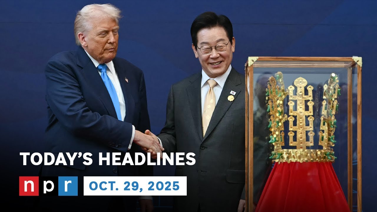 South Korea's President Gifts Trump A Golden Crown | NPR News Now