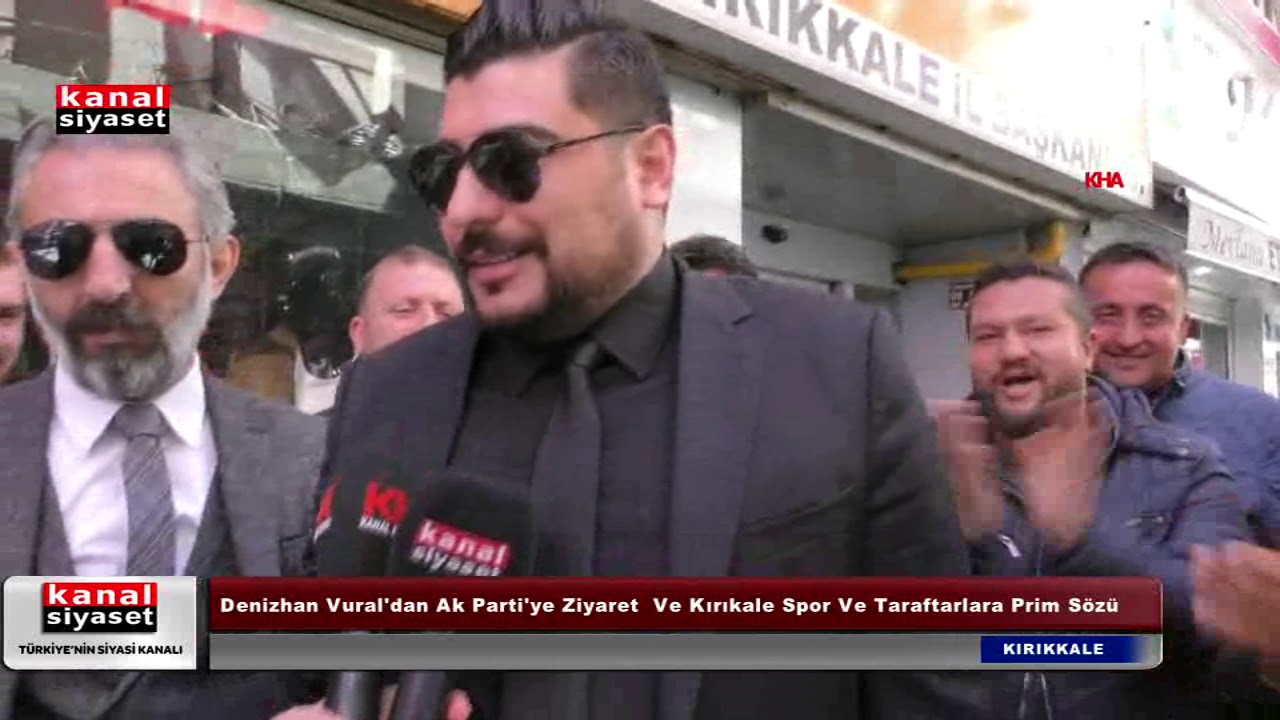 Denizhan Vural'dan Ak Parti'ye Ziyaret Ve Kırıkkale Spor'a Ve Taraftarlara Prim Sözü