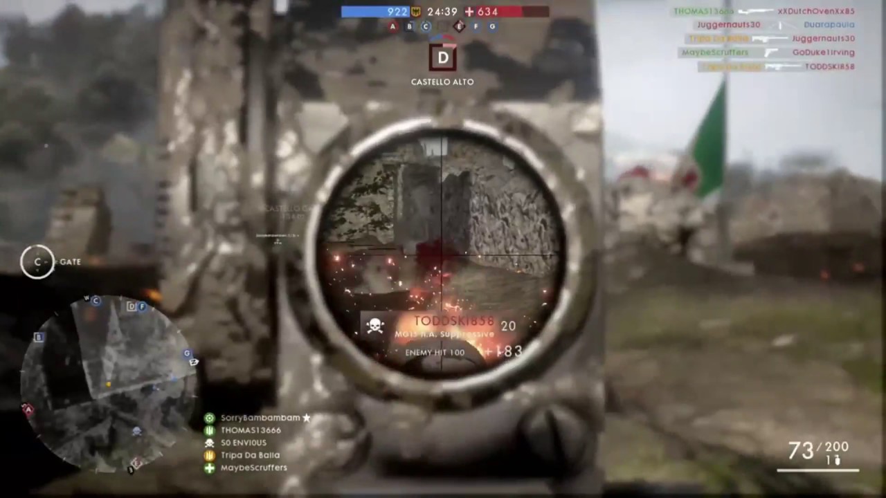 Battlefield 1 Best Kills and Moments In January