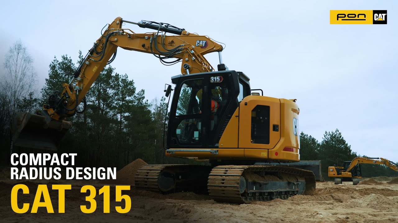 Cat 315 Next Gen kleine graafmachine