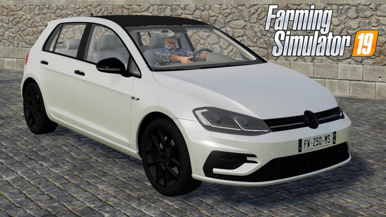 FS19 - VW Volkswagen Golf - Car mod for Farming Simulator 2019