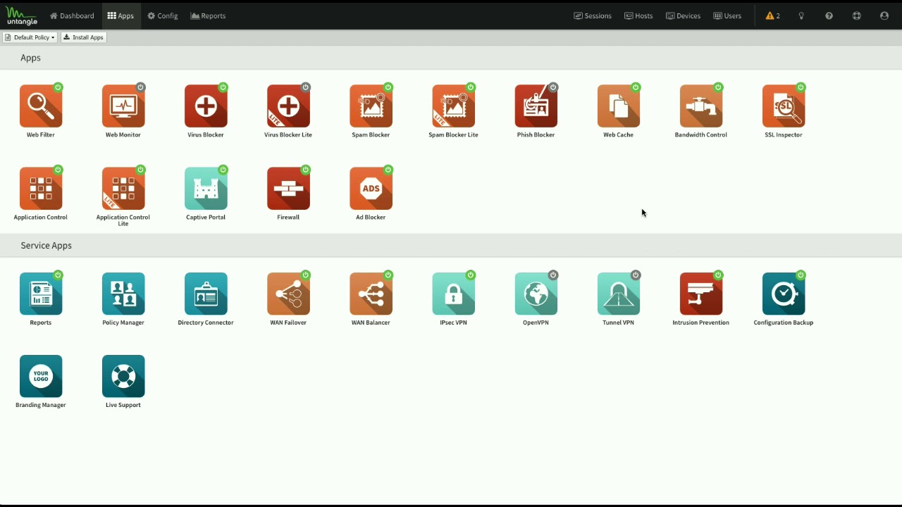 Untangle NG Firewall v14.1 Overview