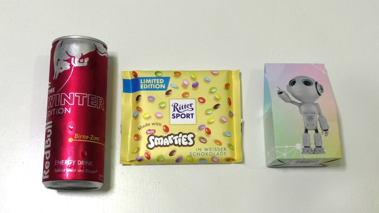 RedBull Pear Cinnamon +++ Ritter Sport Smarties +++ Vitamin Candy