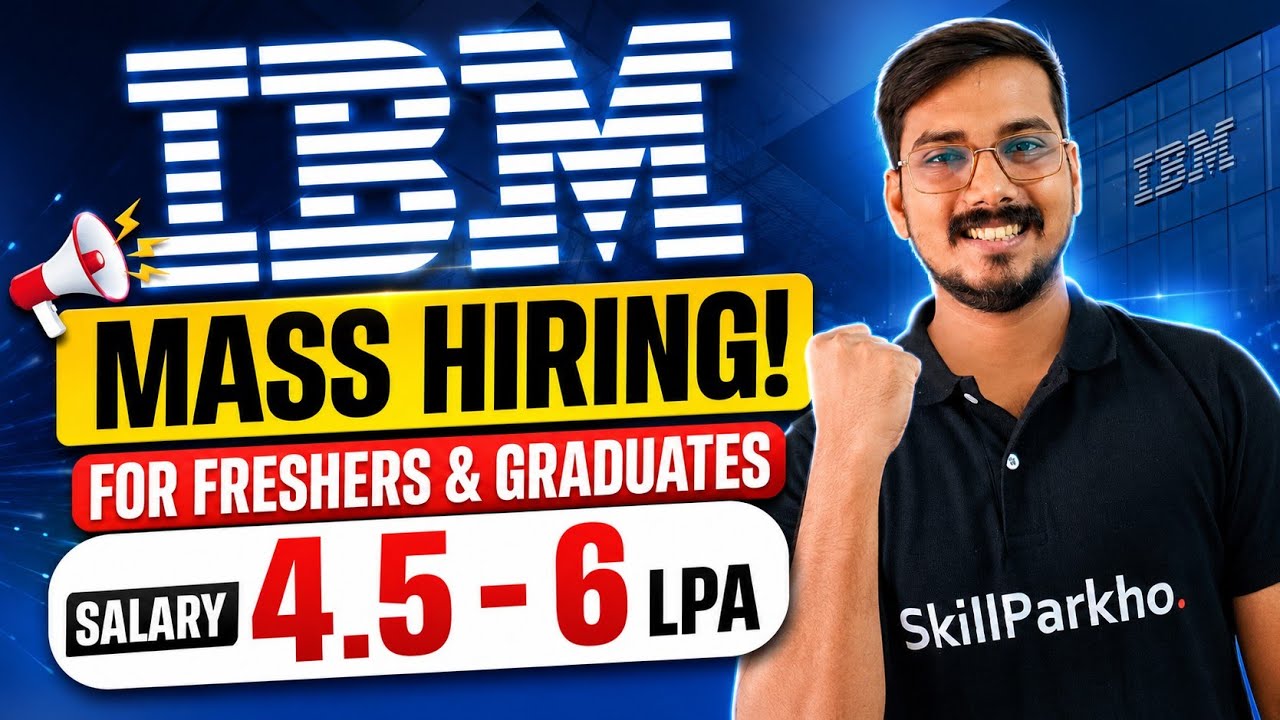IBM Mass Hiring 2026 🔥 Associate System Engineer | Freshers Eligible | PAN India Jobs