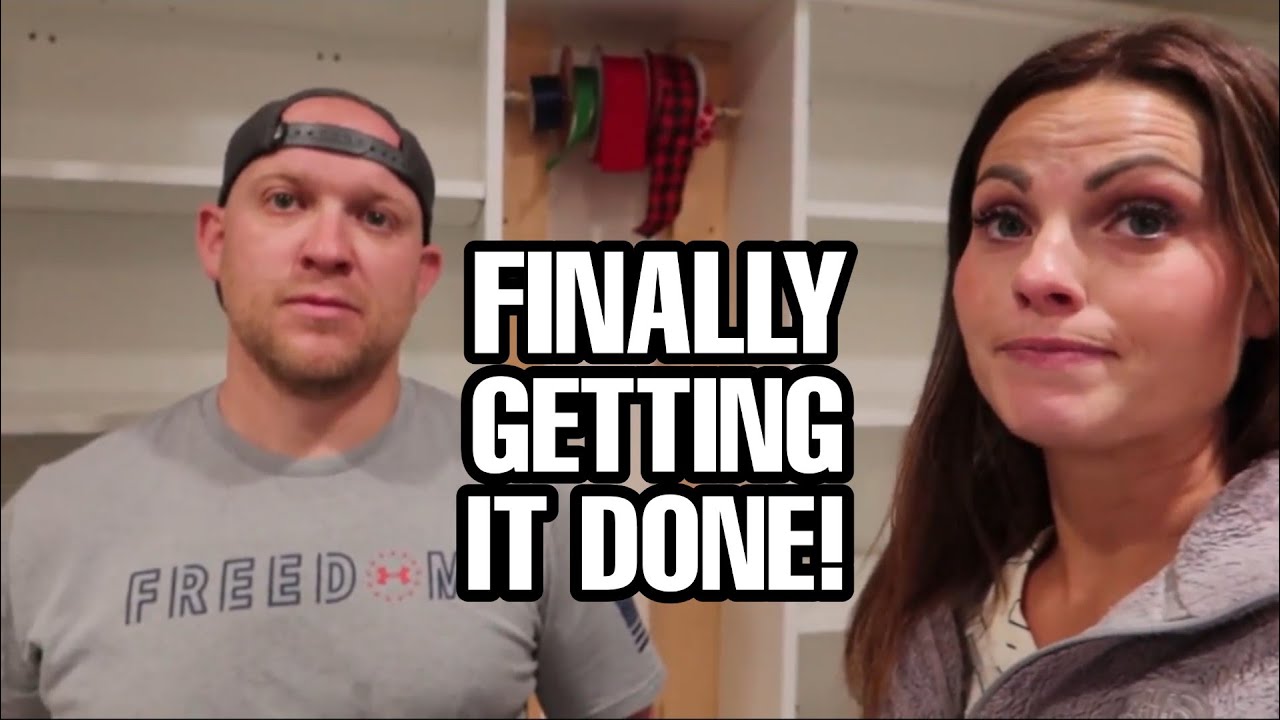 CRAFT CLOSET MAKE OVER | GETTING OUR HOME ORGANIZED