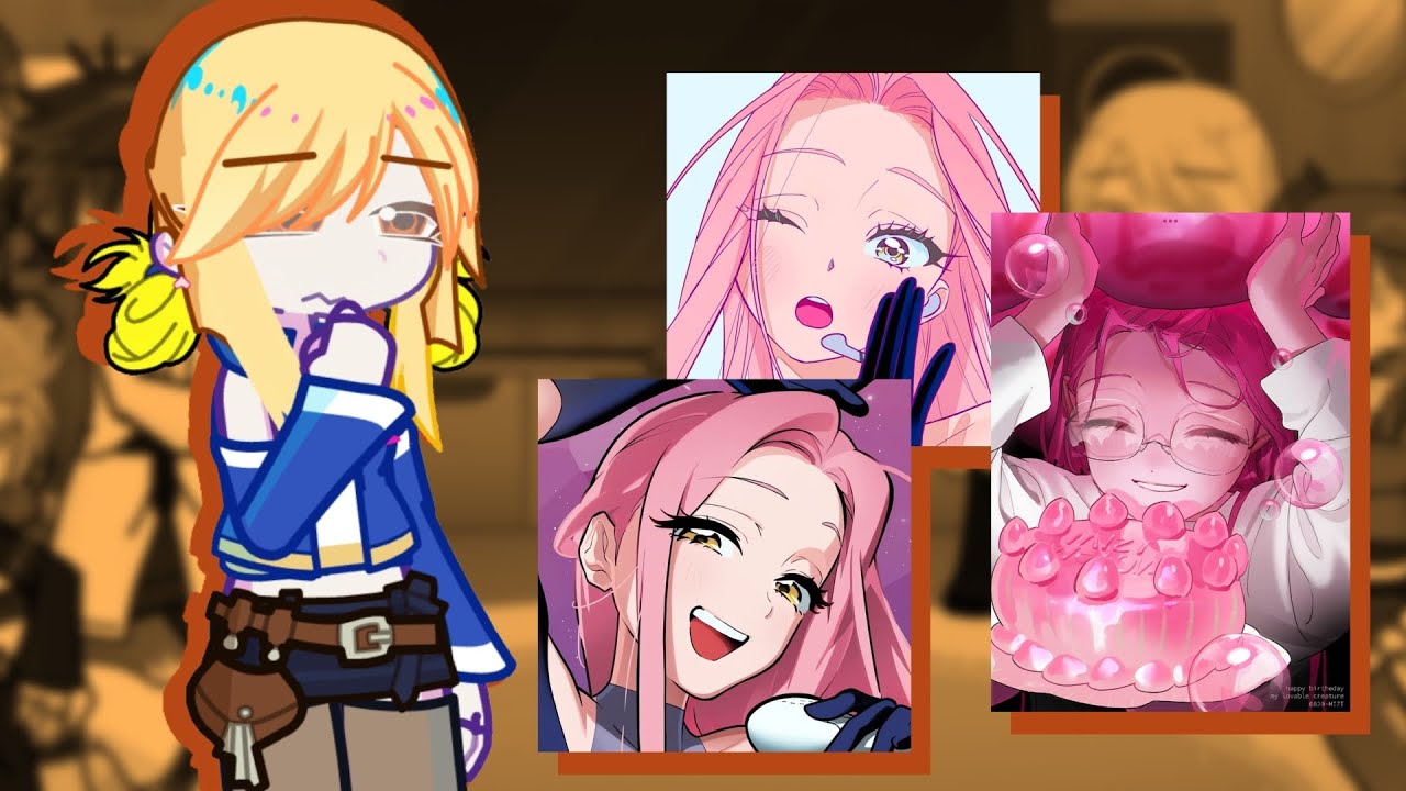 [part 1] Fairy tail react to Lucy as Mizi/Реакция Хвоста Феи на Люси как Мизи [En×Рус]