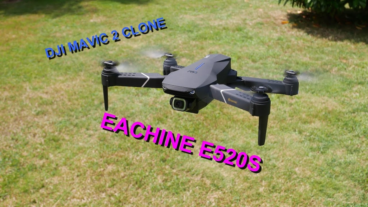 EACHINE E520S GPS , MAVIC 2 CLONE , REVUE ,TEST ,VOL , BANGGOOD DRONE