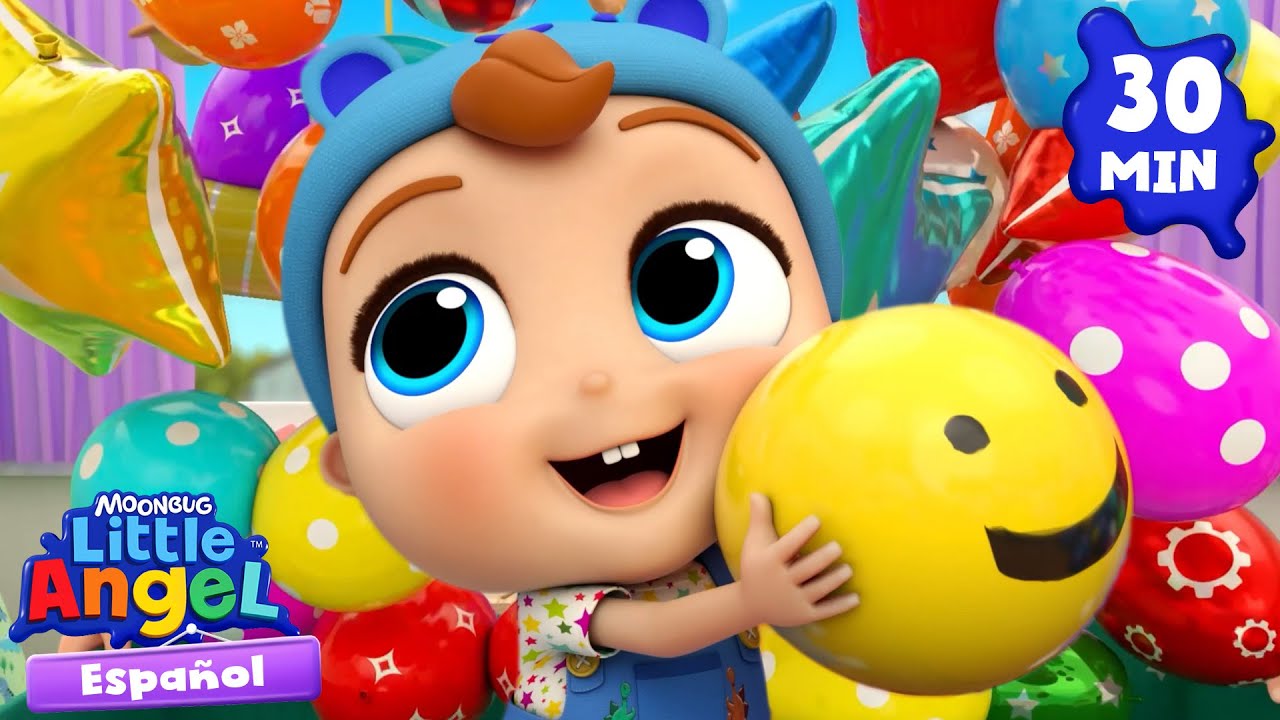 La canción de los globos de colores 🎈 Caricaturas infantiles | Moonbug en Español - Little Angel