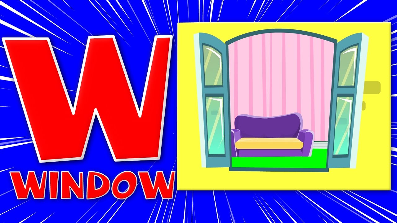 Phonics letter W | phonics songs for kids | abc song | alphabet W song