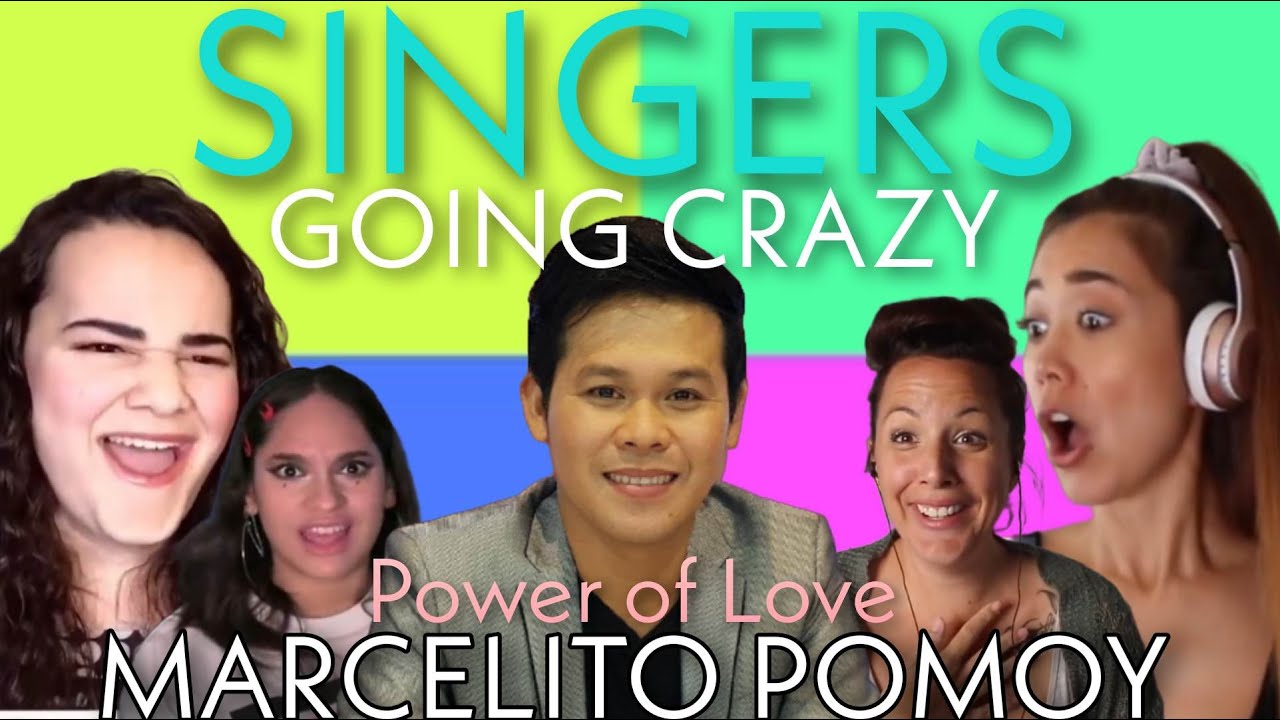 SINGERS Crazy Reaction to Marcelito Pomoy - Power of Love (Celine Dion Version)