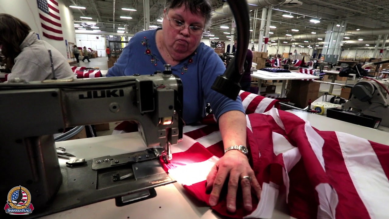 Made in USA: Annin Flagmakers Behind the Scenes Sewing the U.S.A. Flag