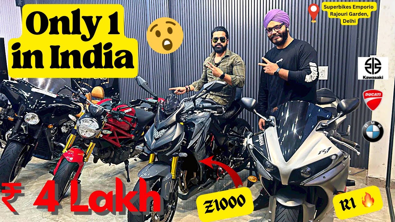 Unbelievable Savings on Kawasaki Z1000 & Yamaha R1 🔥🔥 | second hand superbikes in delhi #z1000 #r1