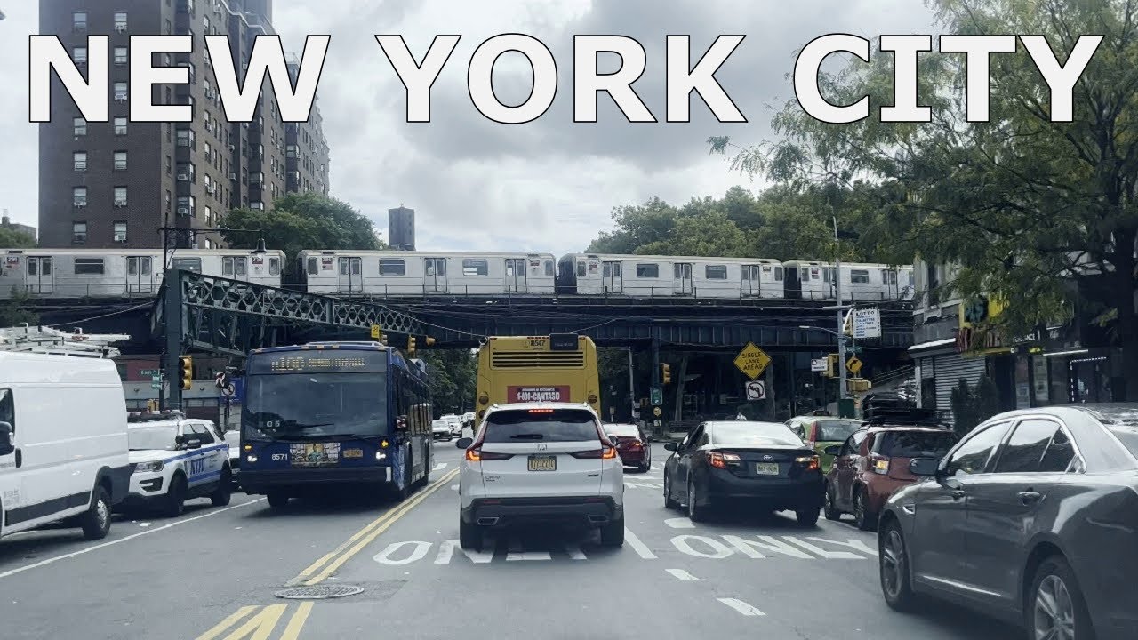 New York City | 4K Driving in Washington Heights, Manhattan, NYC