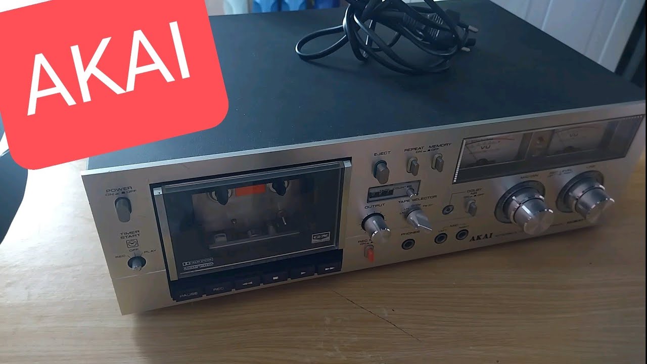 📻 AKAI стерео кассетная дэка GXC-715 (конец 70-х)./ Очередная находка в Испании👍😊