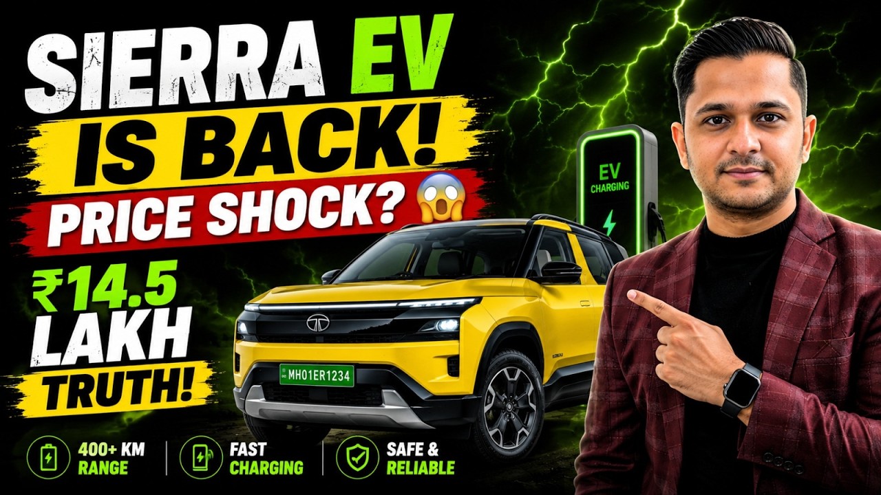 Tata Sierra EV Price LEAK? QWD, 500KM+ Range & Real Launch Price Explained