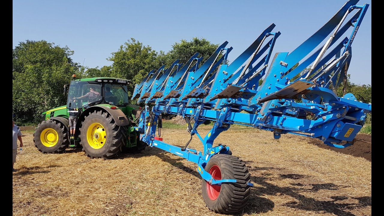 John deere 8320R + Lemken diamant 11 tractor plowing tutorial