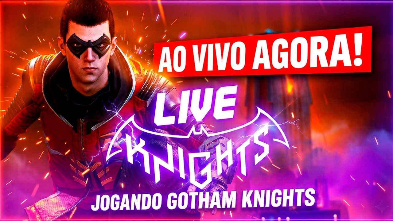 ⚔️ Heróis da Noite | Gameplay AO VIVO (Gotham Knights)