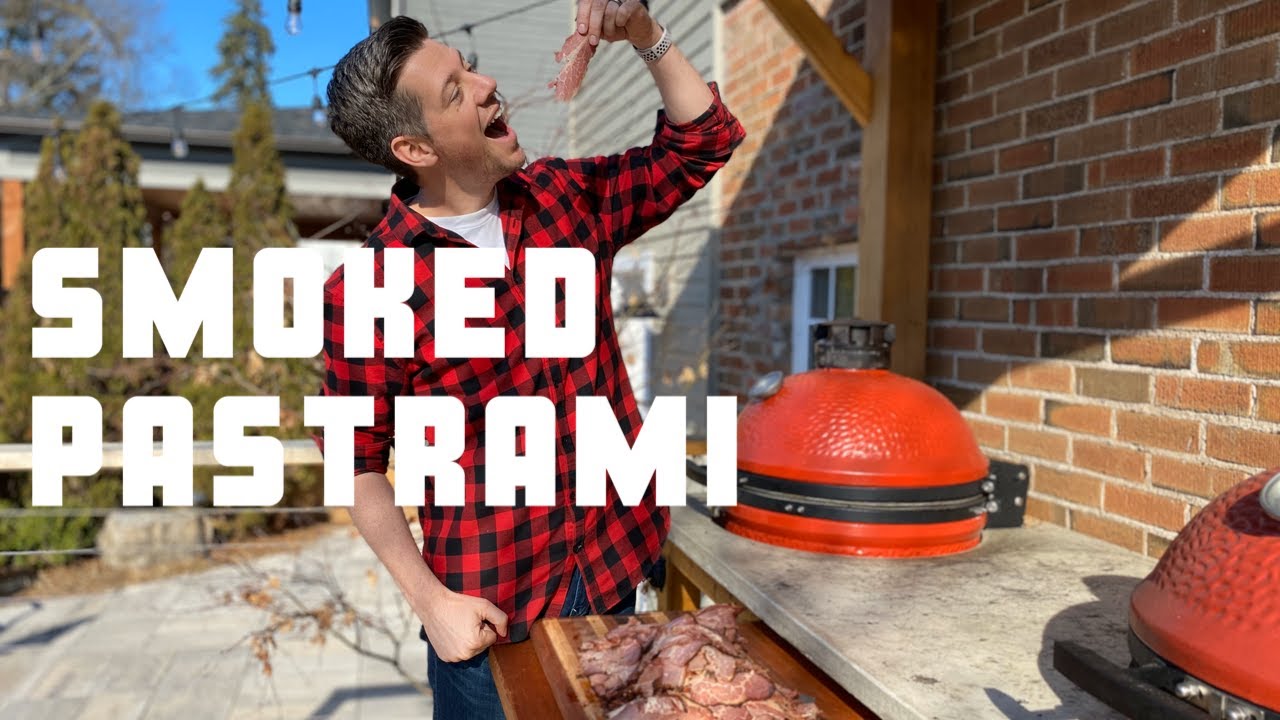 How to cure & smoke Montreal style corned beef pastrami on the Kamado Joe from a packer brisket