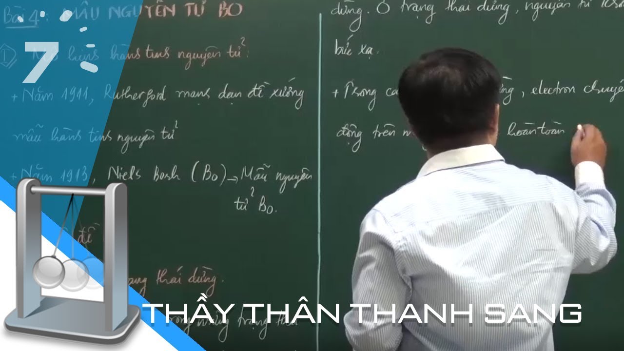 Vật lý 12 Bài 33: Mẫu nguyên tử Bo | HỌC247