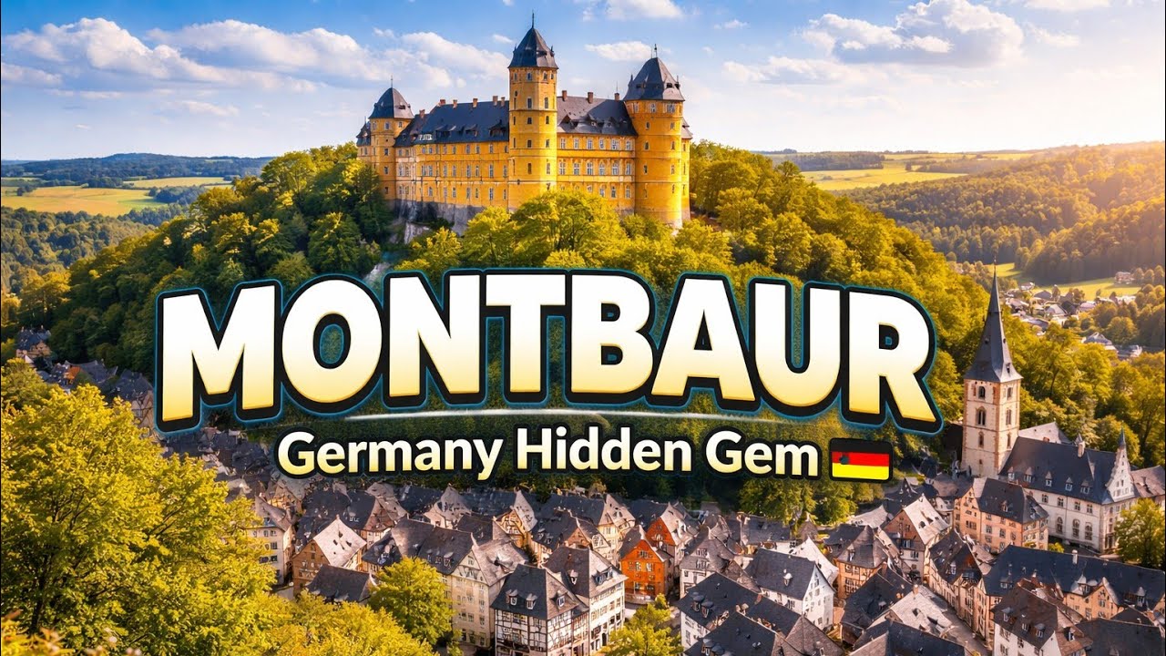 Exploring Montabaur  🏰🌲🇩🇪 | Short City Walk & Scenic Roads Around the Town (4K Travel Guide)