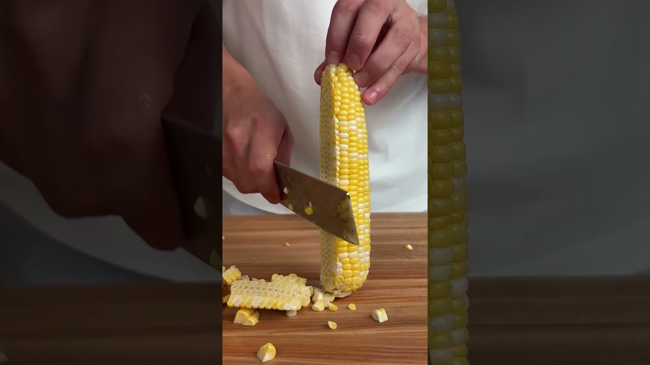 Как резать кукурузу