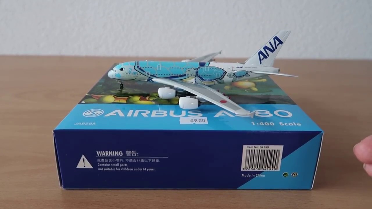 Unboxing: ANA A380 special livery „Lani“ (blue) by Phoenix