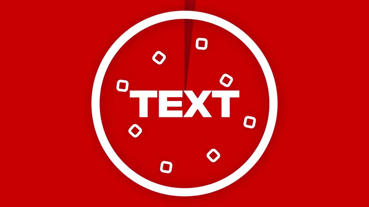 #21 - Simple Red Intro Template [NO DOWNLOAD] (Insp. PandaHD)