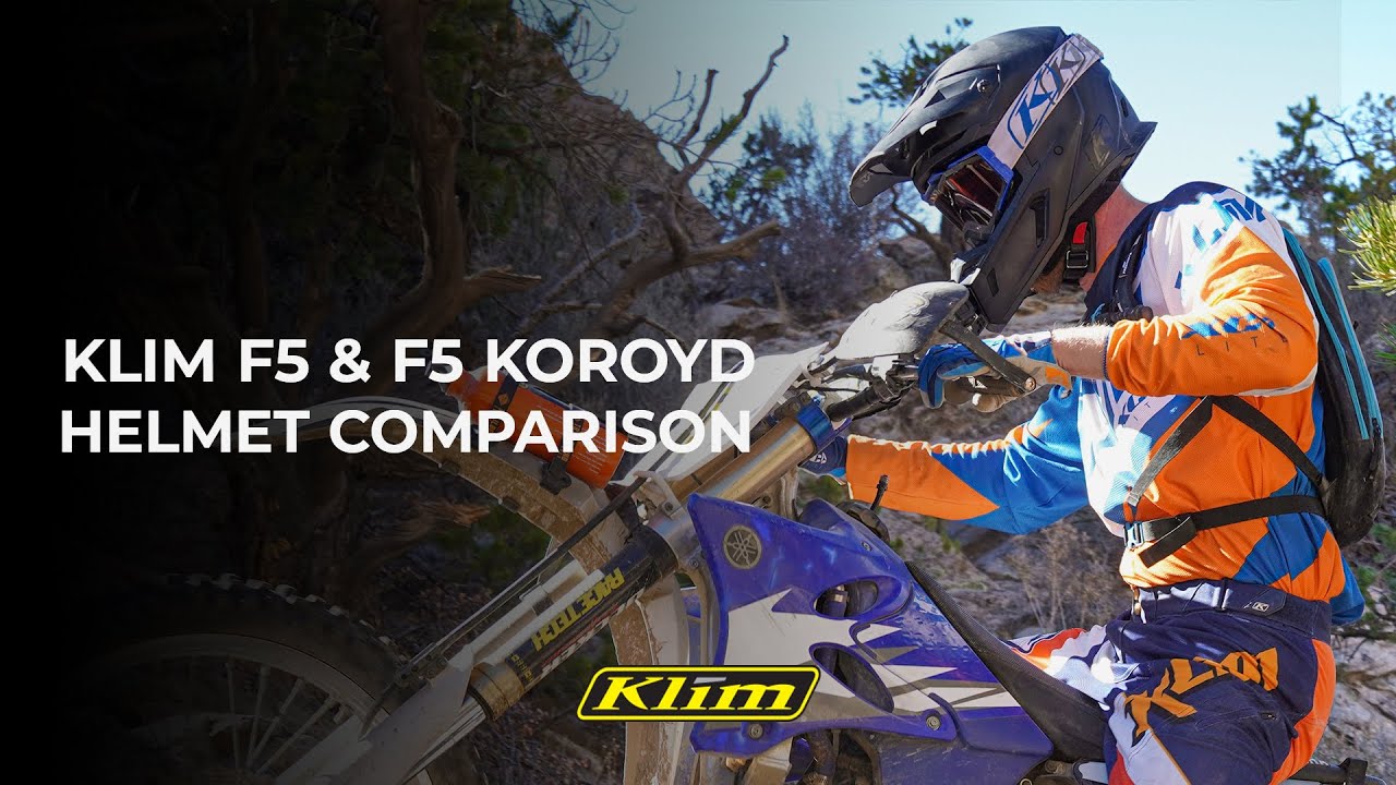 KLIM F5 vs F5 Koroyd Helmet Comparison