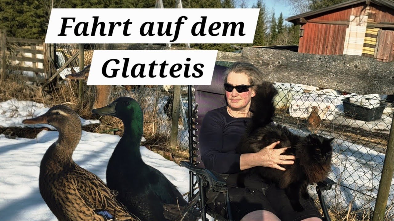Pfützen auf dem Schnee!
