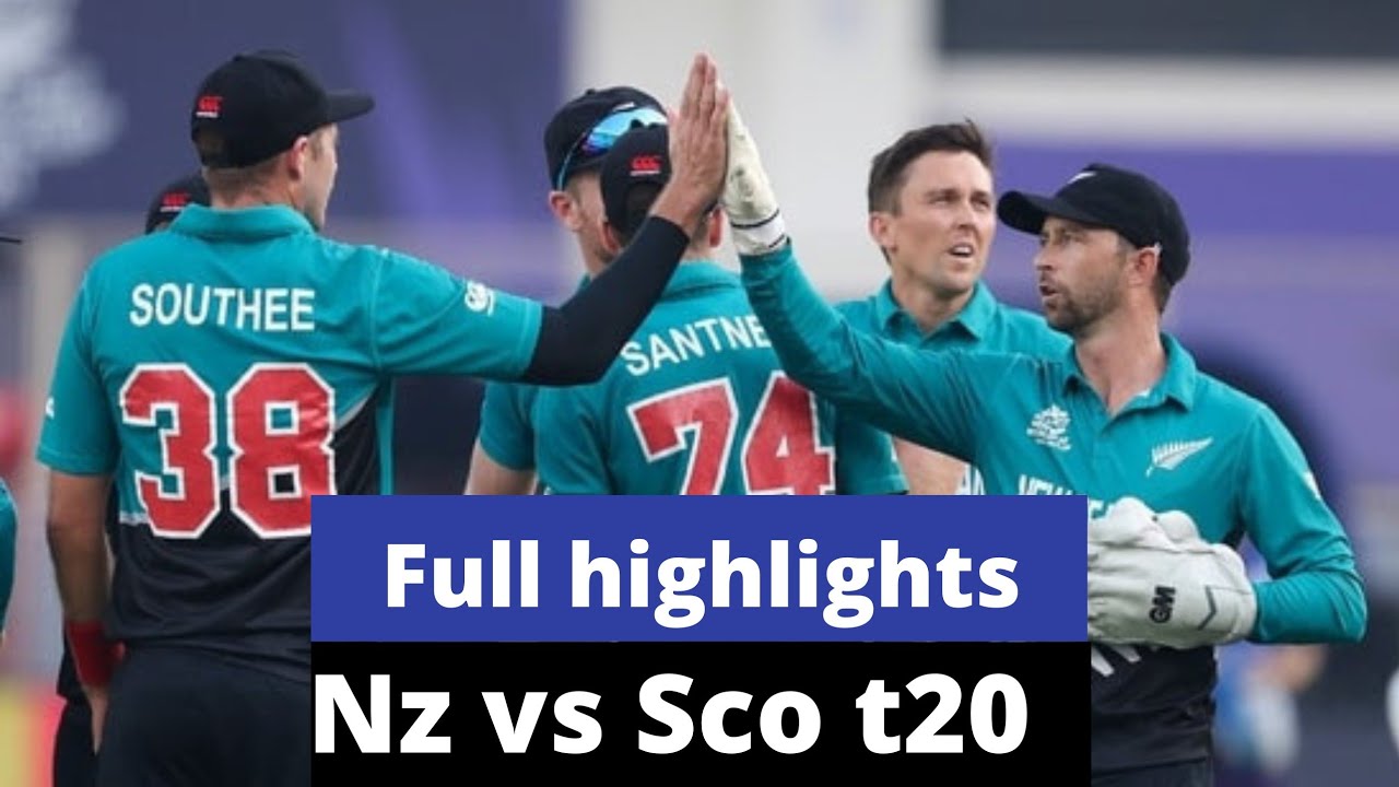 New Zealand vs Scotland 1st T20 || Full highlights|| Nz vs Sc