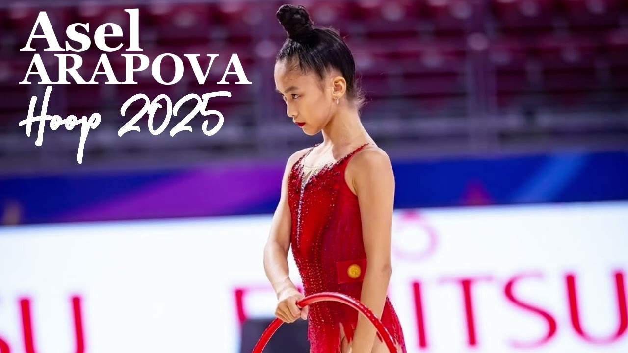 Asel ARAPOVA Hoop 2025 (KGZ) - Exact Cut - Music For RG Rhythmic Gymnastic #098  