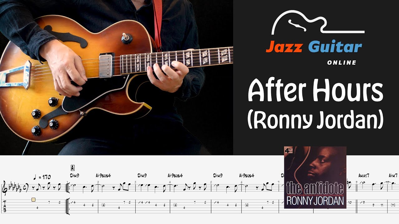 After Hours (Ronny Jordan) - Jazz Guitar Melody Lesson