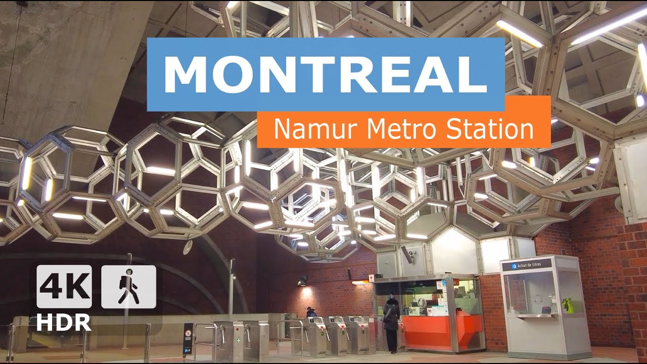 [ 4K ] Namur Metro Station Walking Tour | 🟠 Orange Line | Montreal, Quebec, Canada 🇨🇦 2025