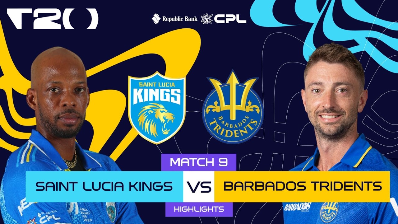 Highlights | Saint Lucia Kings vs Barbados Tridents | CPL 2026