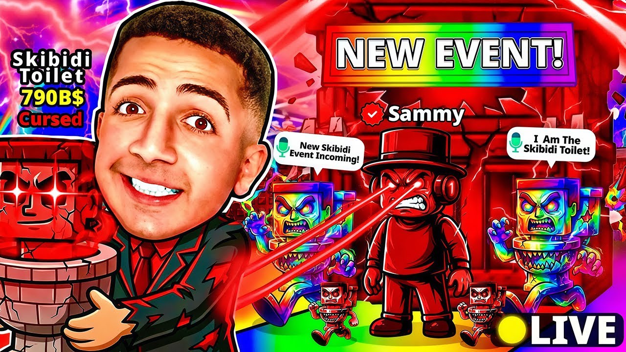 LIVE ROBLOX | 😱!! צייד הסקאמרים באיוונט הגדול עם סמי